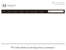 Tablet Screenshot of millerselectricoftc.com